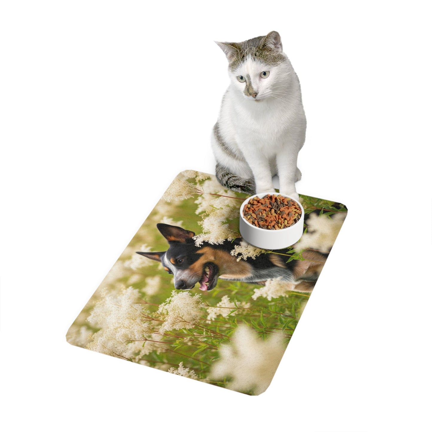 Non-Slip Pet Food Mat – Waterproof Feeding Mat for Dogs