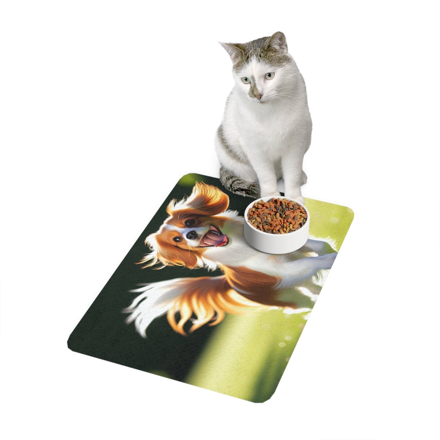 Tapis antidérapant pour animaux de compagnie – Tapis d'alimentation étanche pour chiens