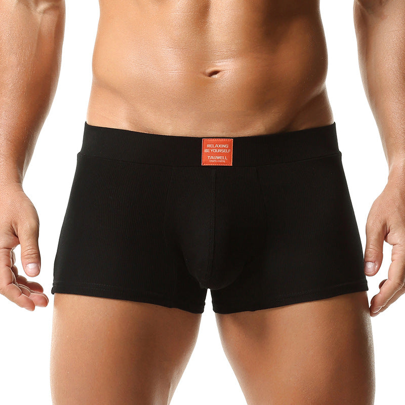 New Style Boxer Briefs Comfortable Mid-to-high Waist Solid Color Minimalist Design