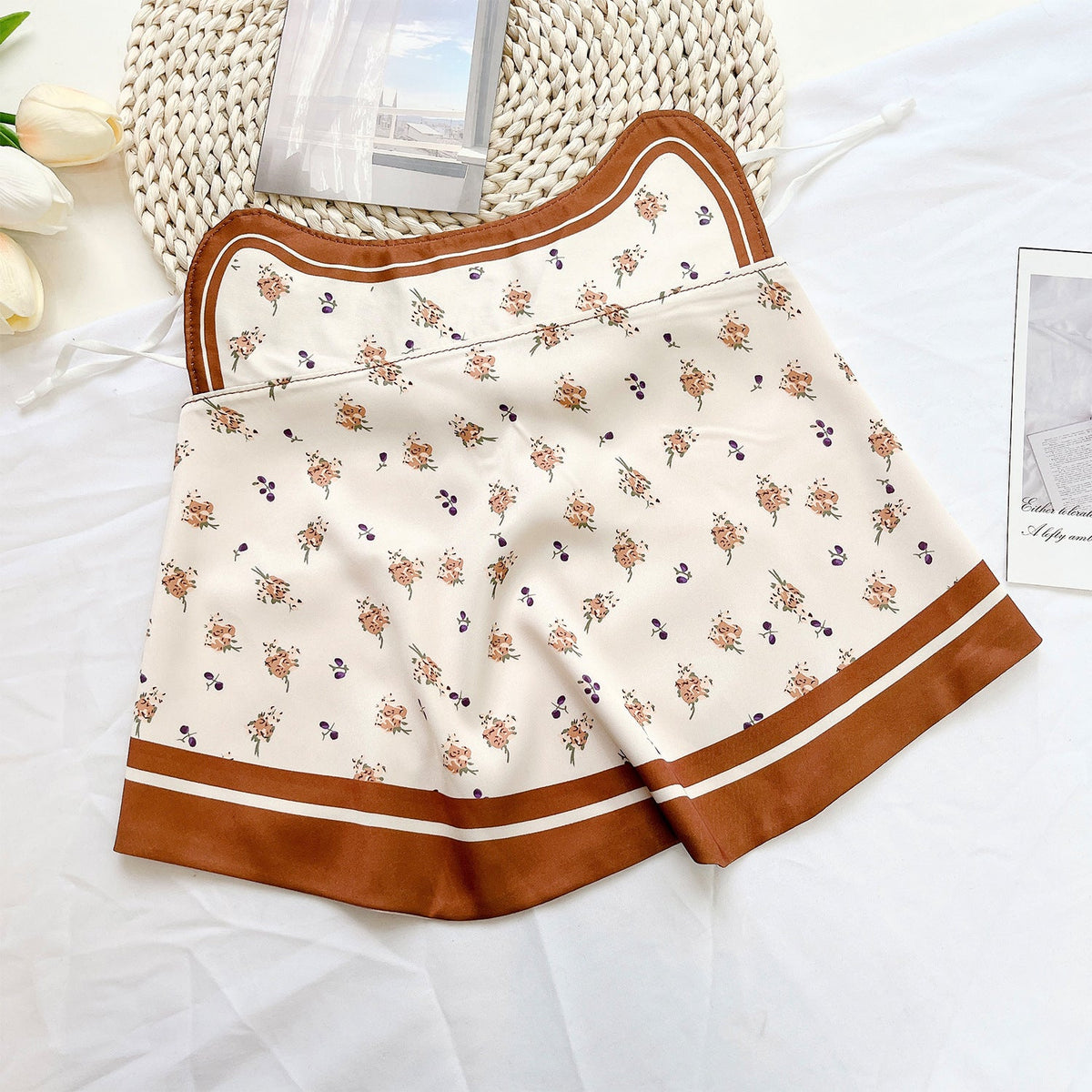 Female Printed Breathable Eye Corner Protection Summer Sunscreen Mask