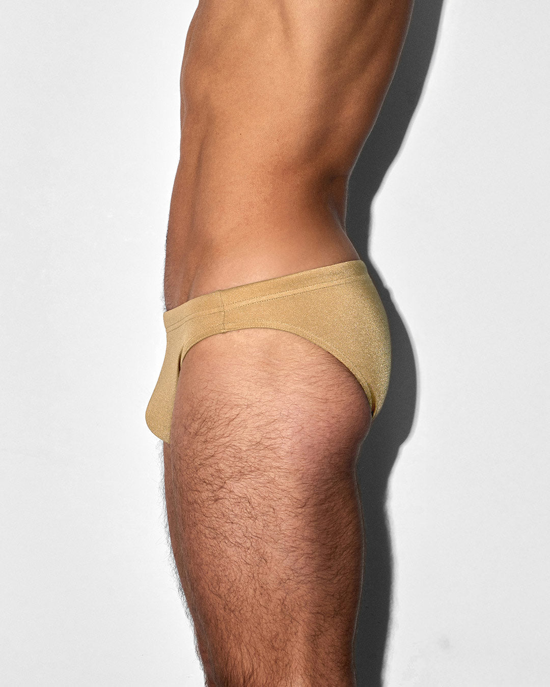 Swim Tanga Solid Champagne Nude