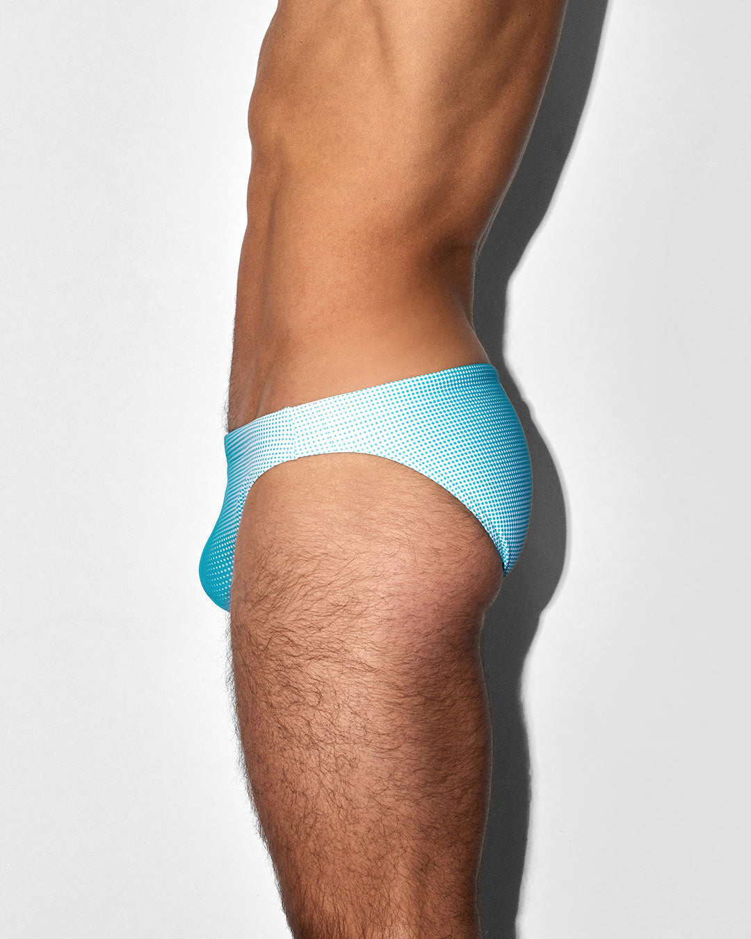 Swim Tanga Super Bright Halftone Neon Blue