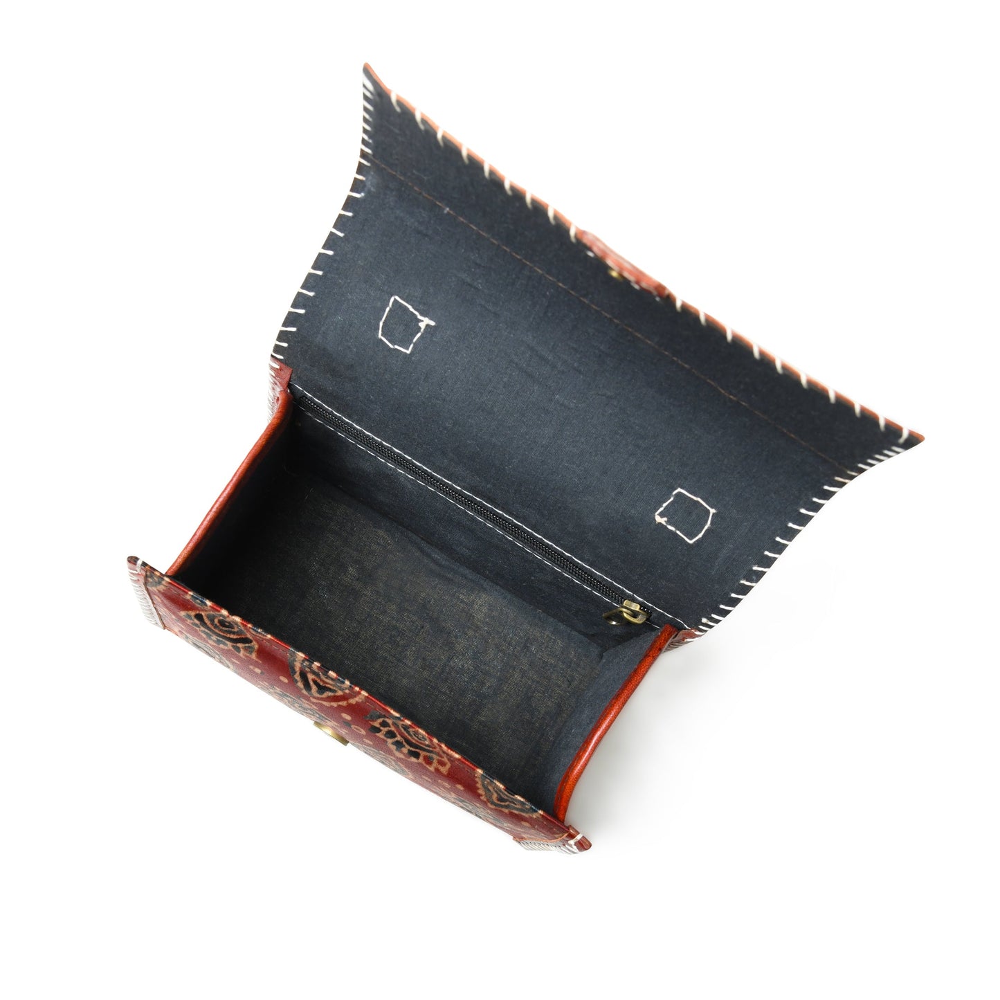 Sac bandoulière Ajrakh Mystique Marron