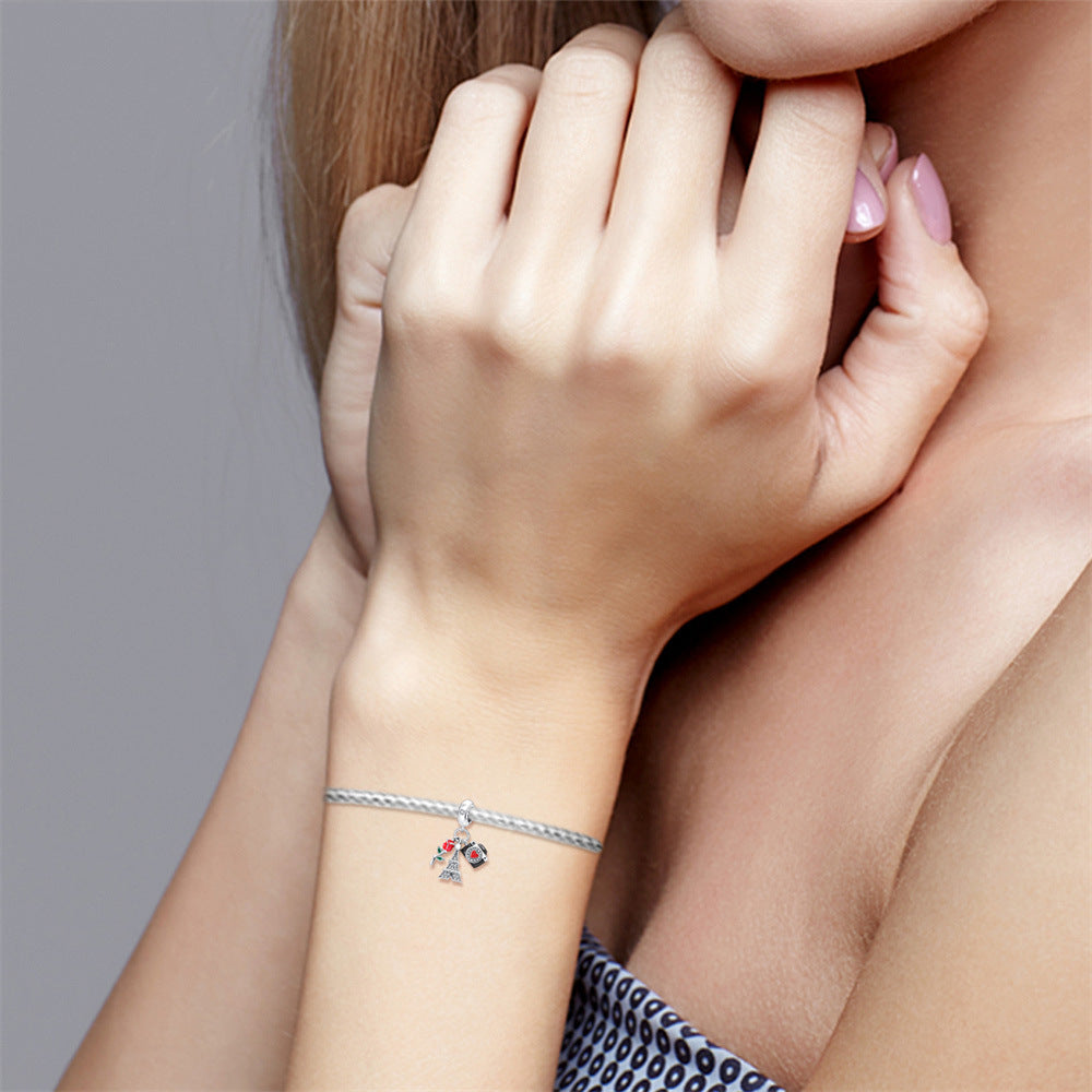 World Travel Series DIY Pendant Necklace And Bracelet Accessories