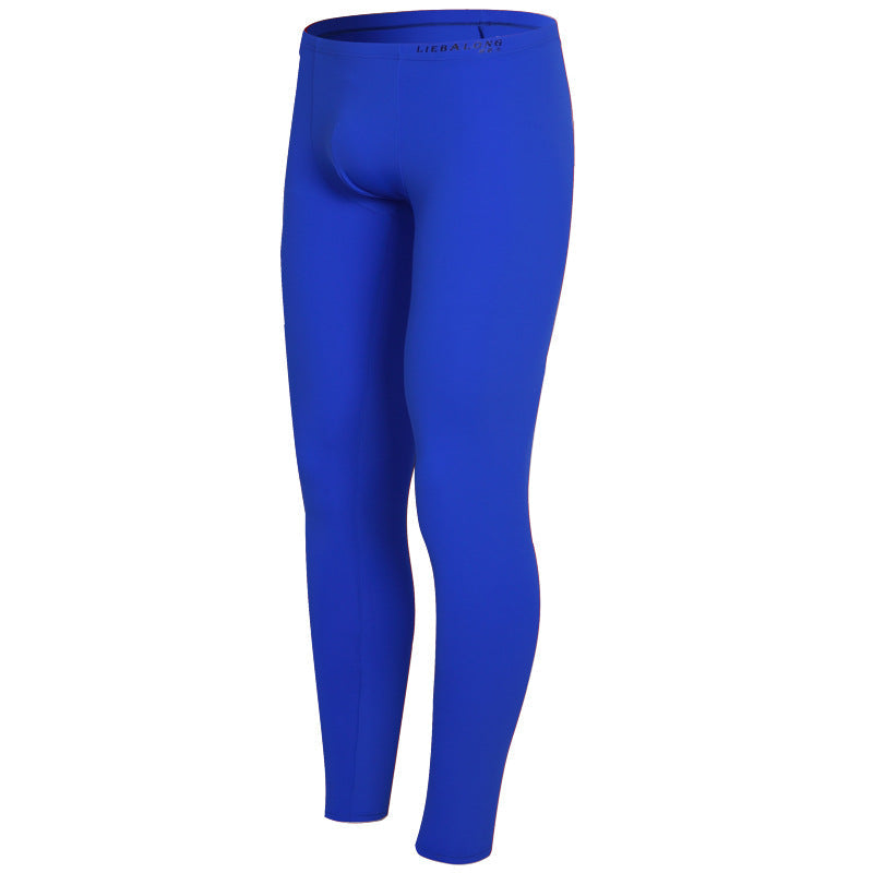 Fashionable Glossy Men's Thermal Pants Long Johns