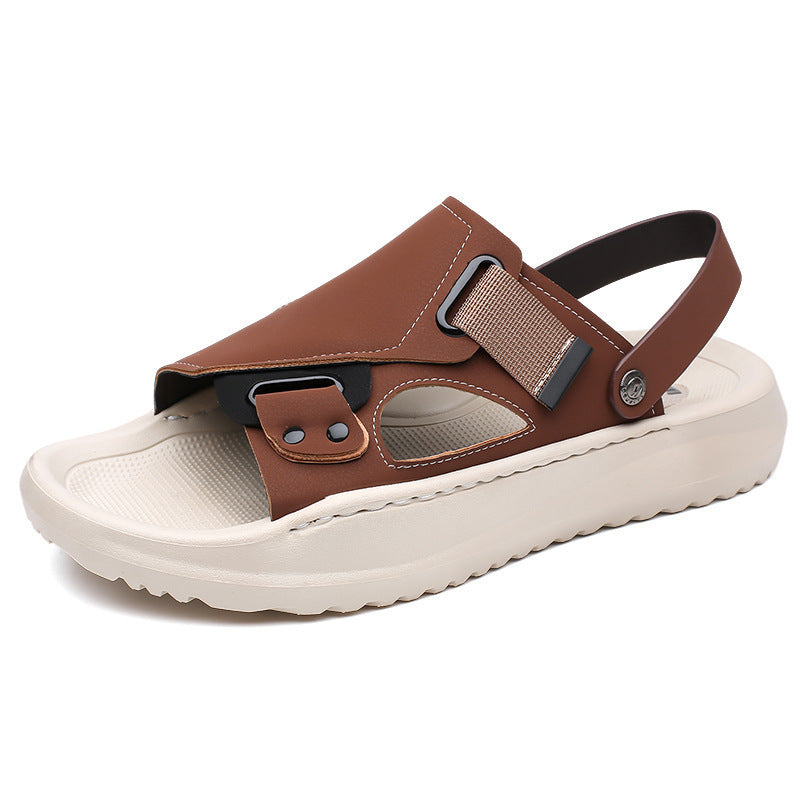 Extra-large Size Sandals For Men Summer New Arrival Soft-soled And Casual