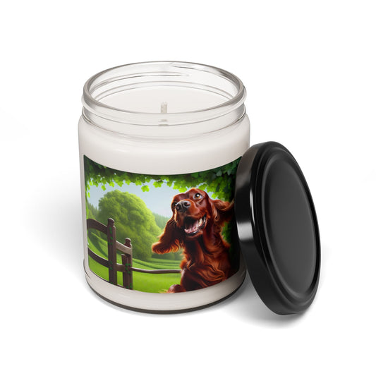 Bougie parfumée en cire de soja avec pot en verre