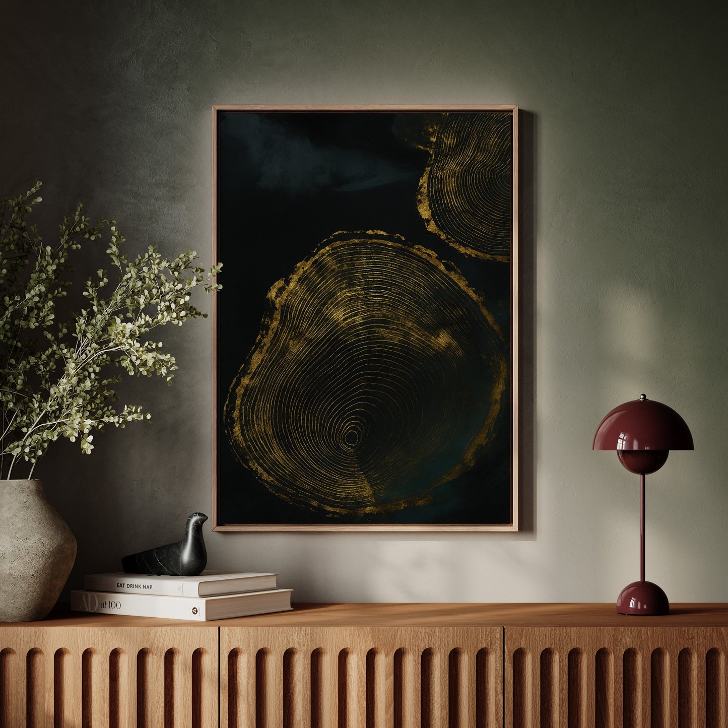 Schattenringe in Gold