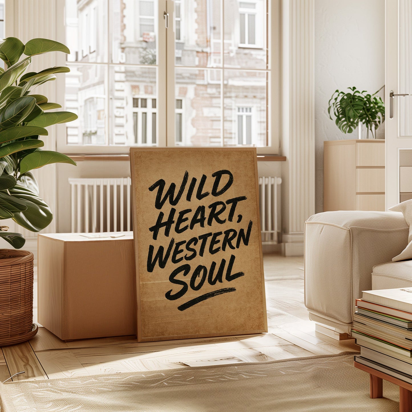 Druck "Wild Heart Western Soul"
