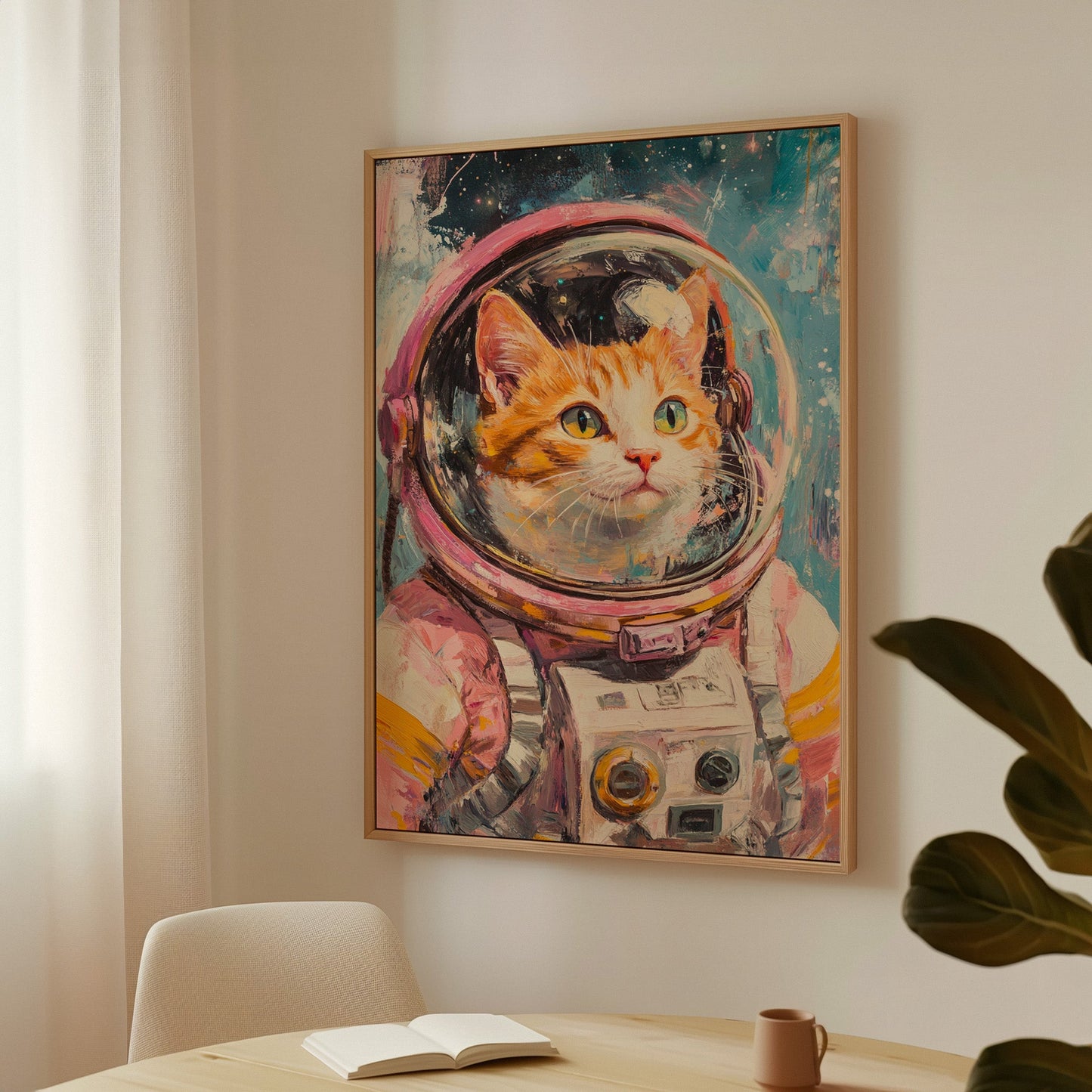 Galactic Catventure in Pink Spacesuit