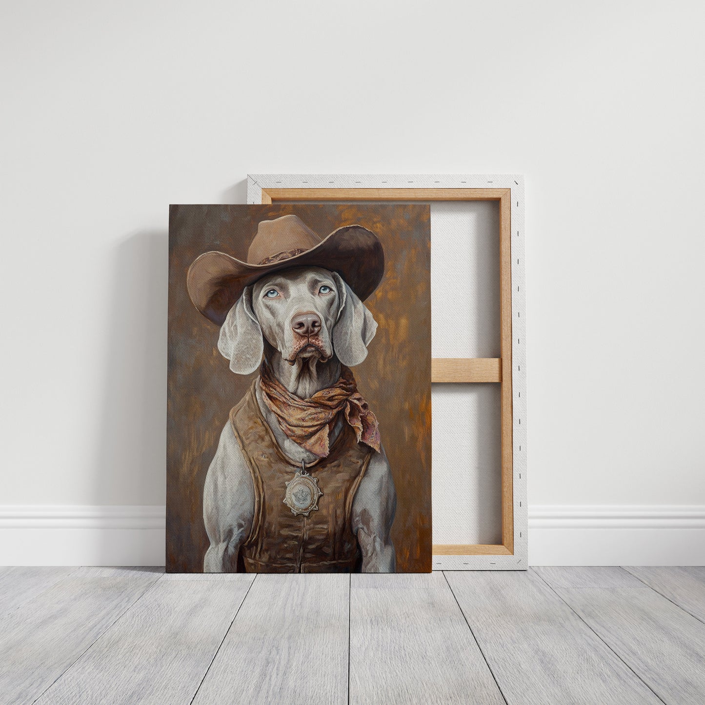 Weimaraner shérif adjoint du désert