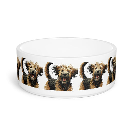 Ceramic Pet Bowl – 16 oz Dog Feeding Bowl