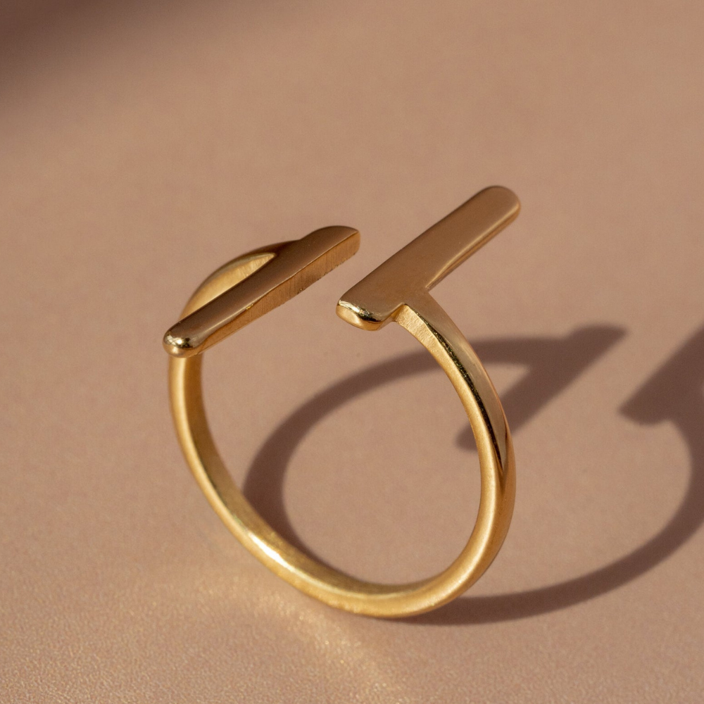 18K Gold-Plated Sabrina Ring