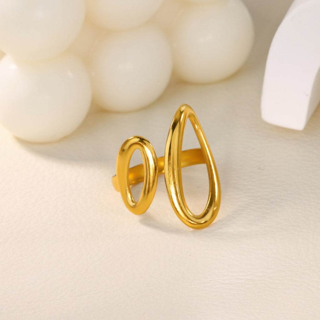 Creative Alien Big Wave Open Ring For Women