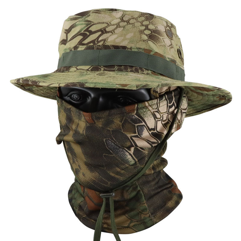 Multi-functional Outdoor Sun Protection Breathable Round-brim Fishing Hat