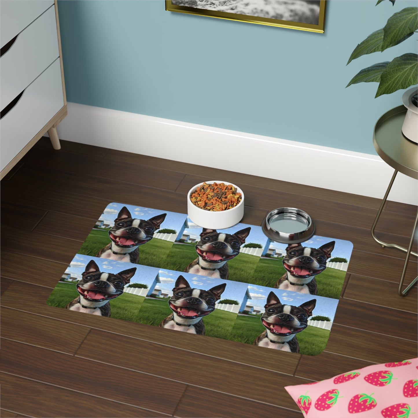 Tapis antidérapant pour animaux de compagnie – Tapis d'alimentation étanche pour chiens