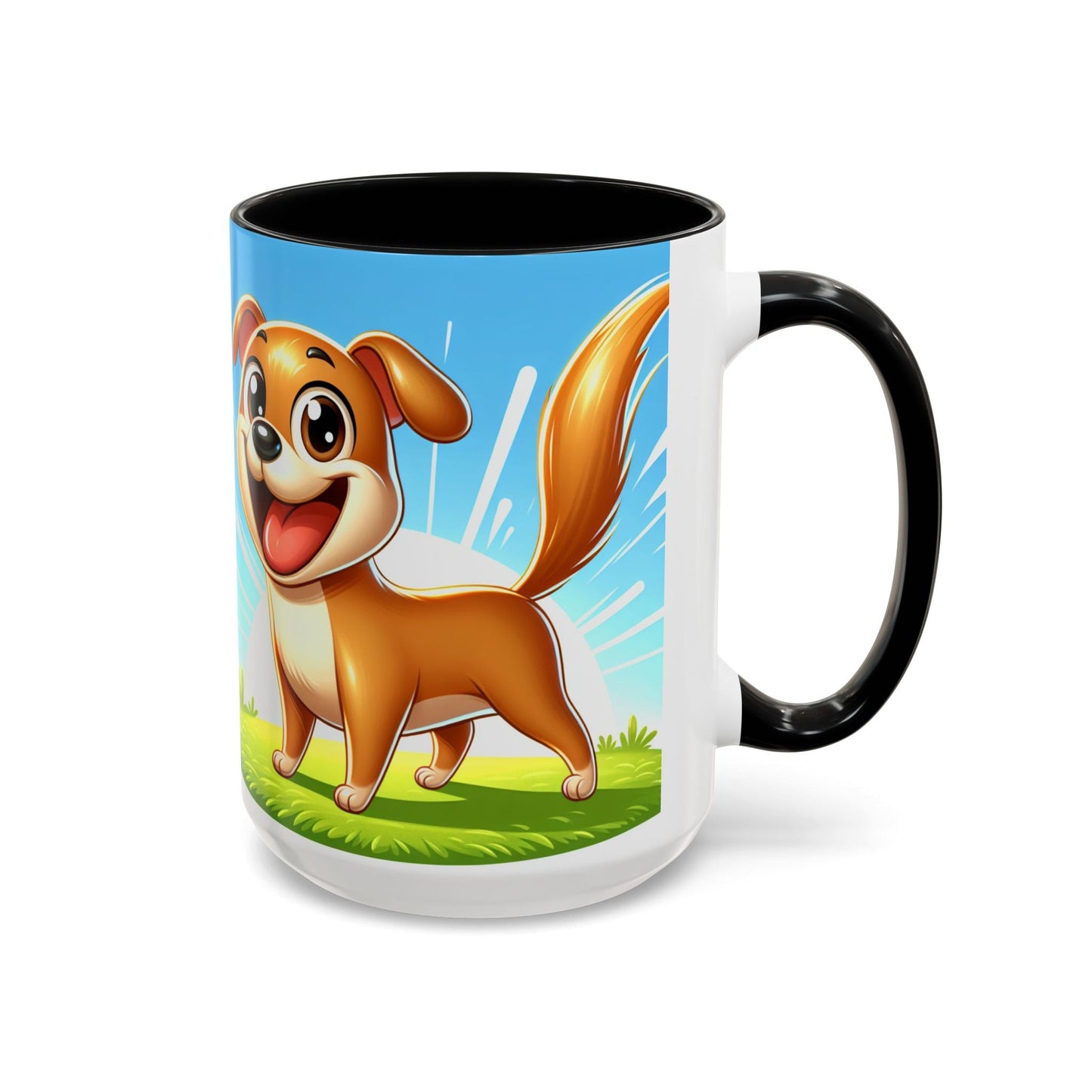 Keramiktasse mit Hunderassen-Motiv – 11 oz & 15 oz