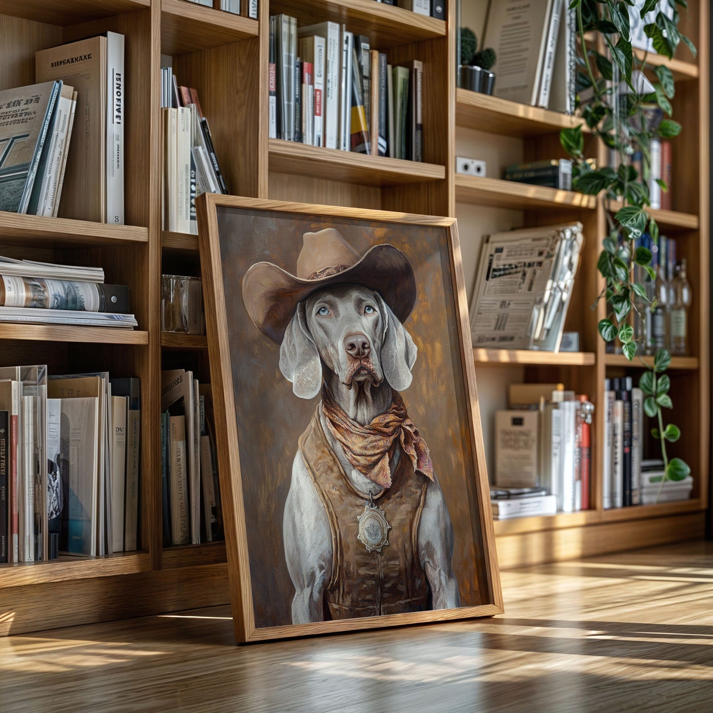 Weimaraner shérif adjoint du désert
