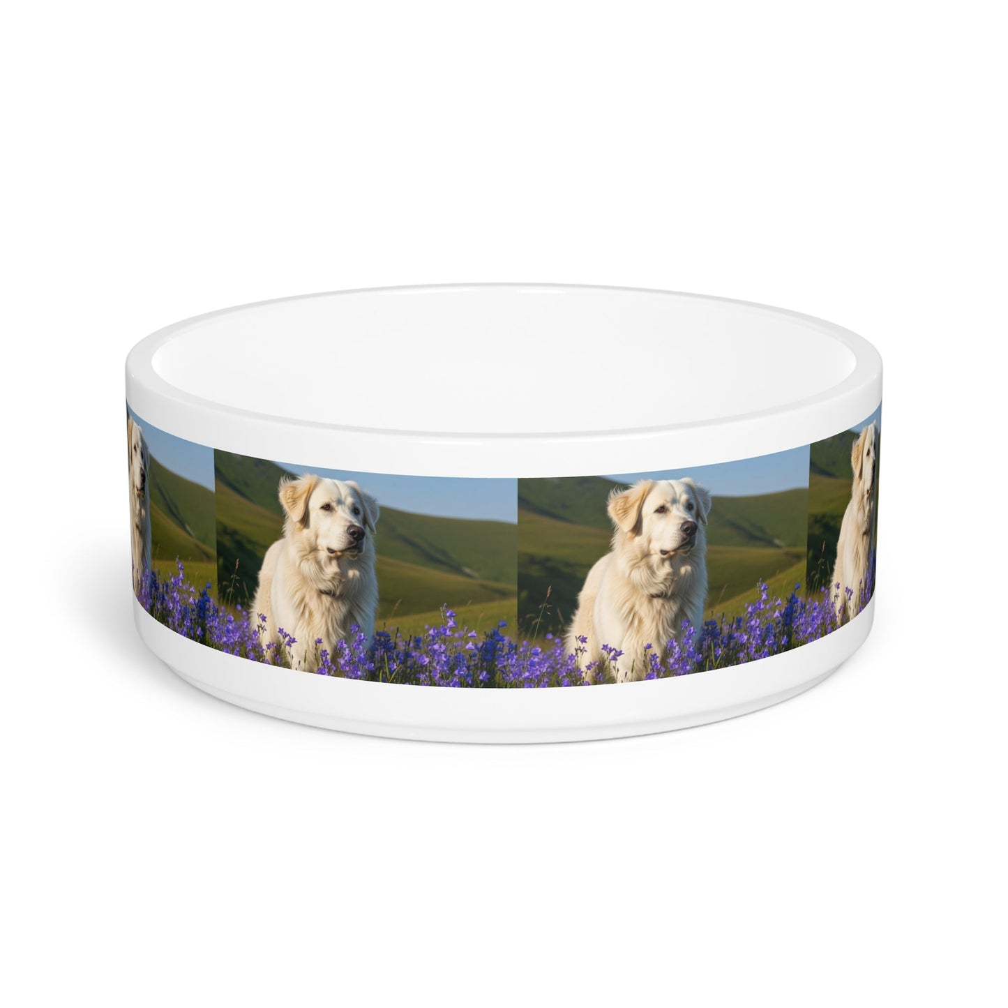 Ceramic Pet Bowl – 16 oz Dog Feeding Bowl