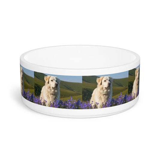 Ceramic Pet Bowl – 16 oz Dog Feeding Bowl