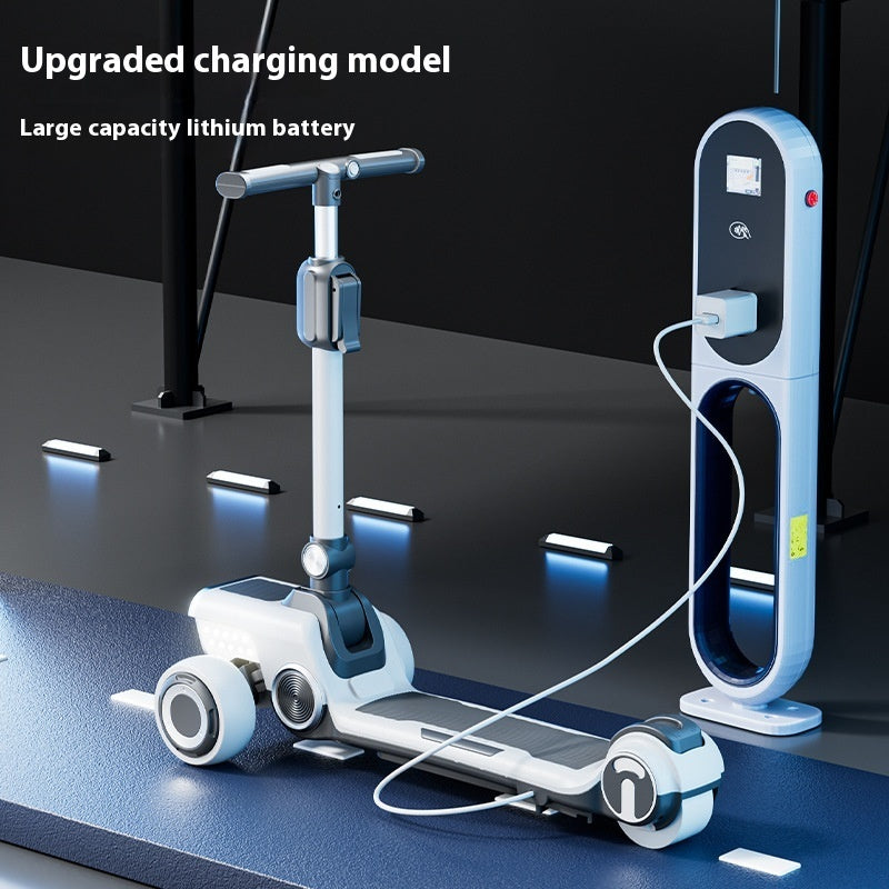 Rechargeable And Foldable Children's Scooter