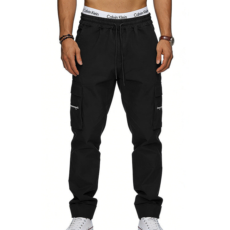 Outdoor Loose Men's Multi-Pocket Casual Sports Pants