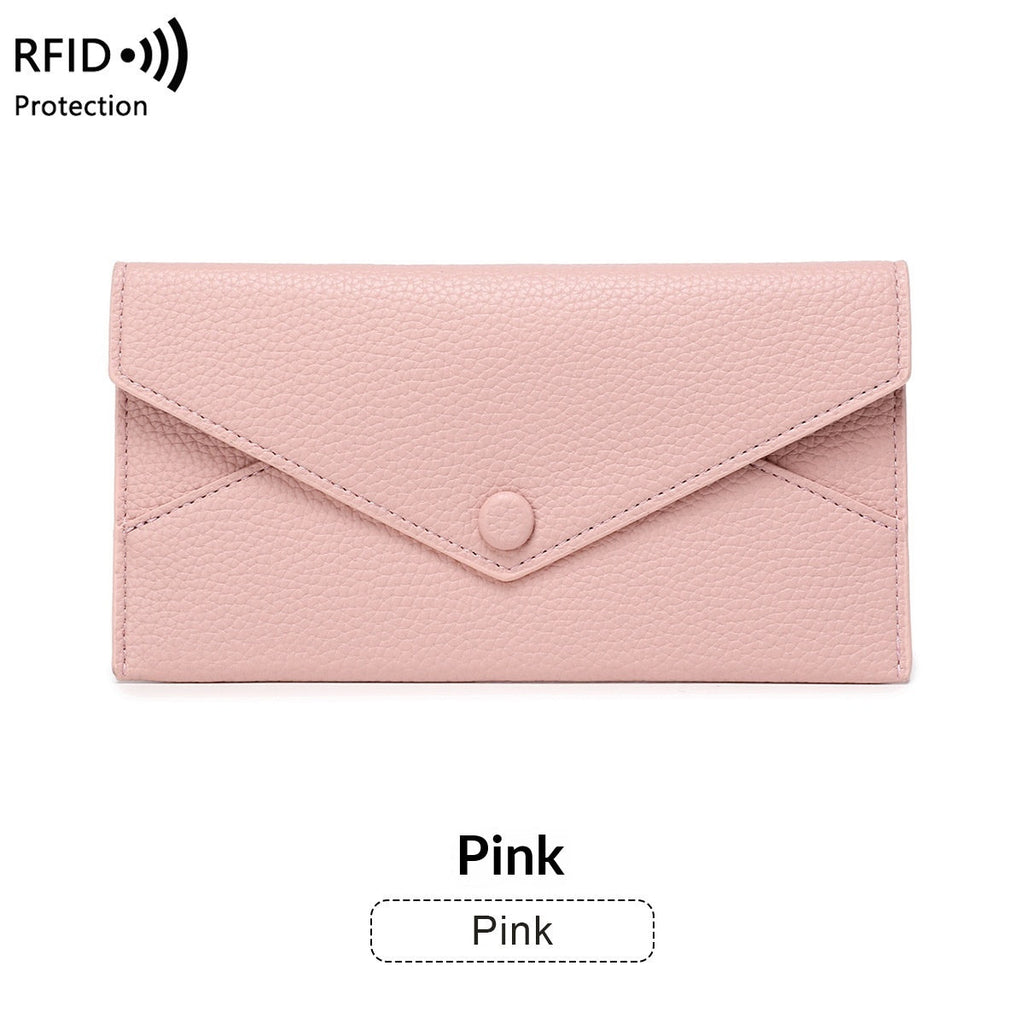 New RFID Anti-Theft Womens Wallet