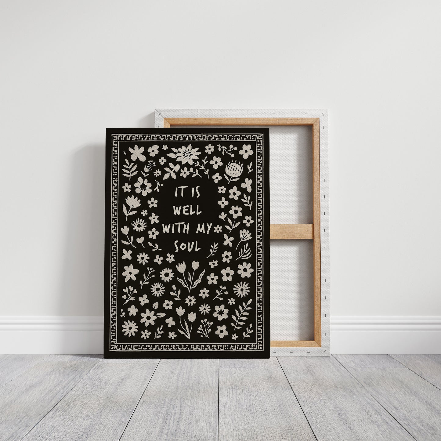 It Is Well With My Soul Floral Print