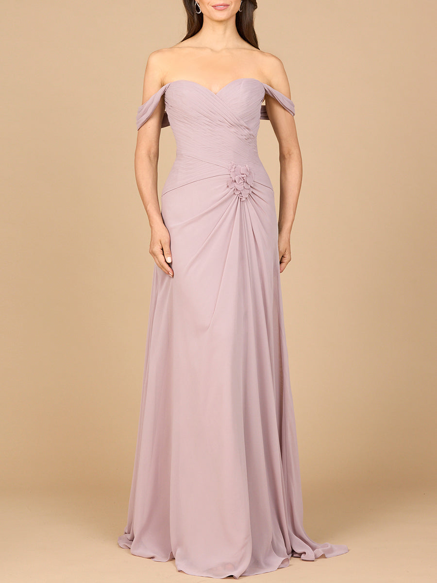 Carmen-Chiffonkleid