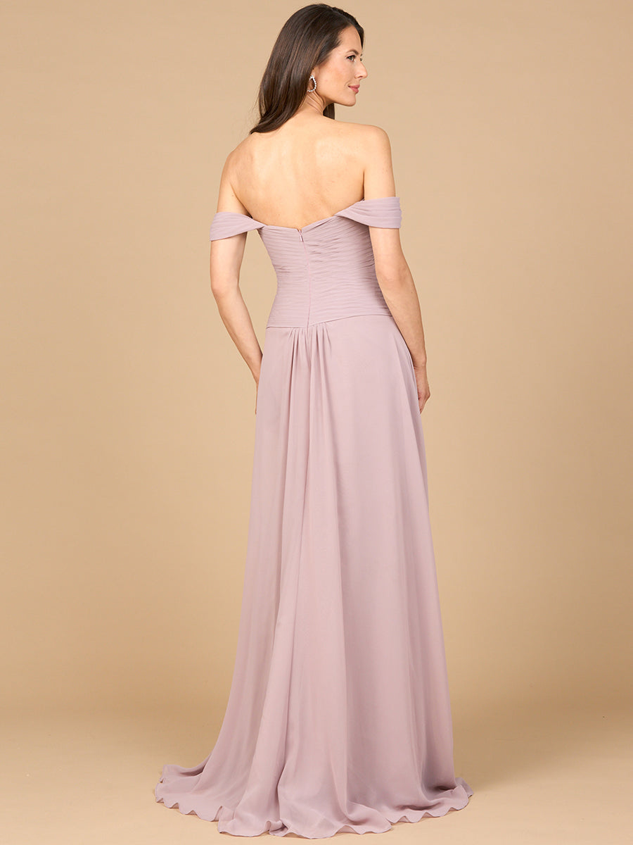 Carmen-Chiffonkleid