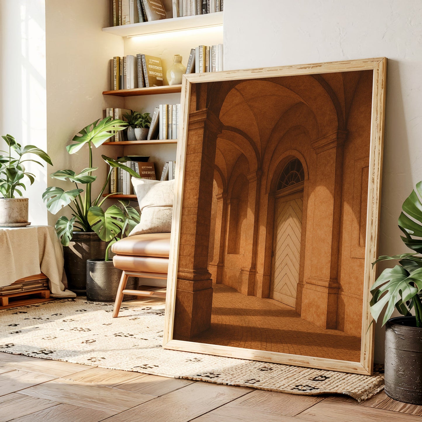Goldene Bögen des Morgenlichts
