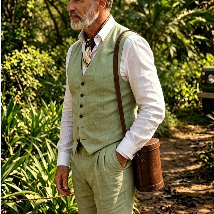 American-Style Party-Ready Vest For Fall And Winter