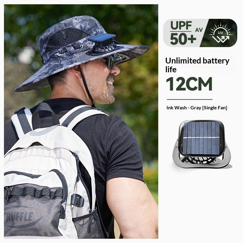 Spray Fan Hat Cooling Sunshade Fisherman Hat