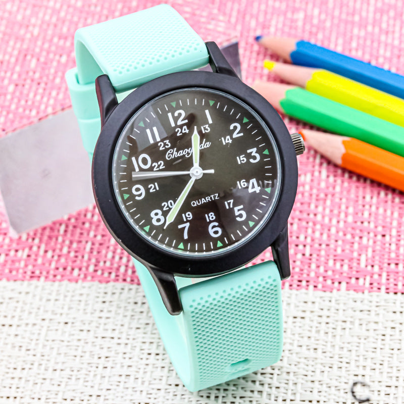 Luminous Needle Waterproof Transparent Digital Electronic Watch