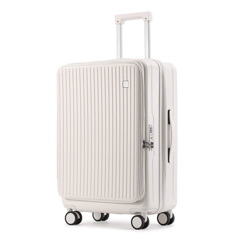 Front Open Luggage 20-inch Boarding Drop-resistant Trolley Case Extended Luggage Case
