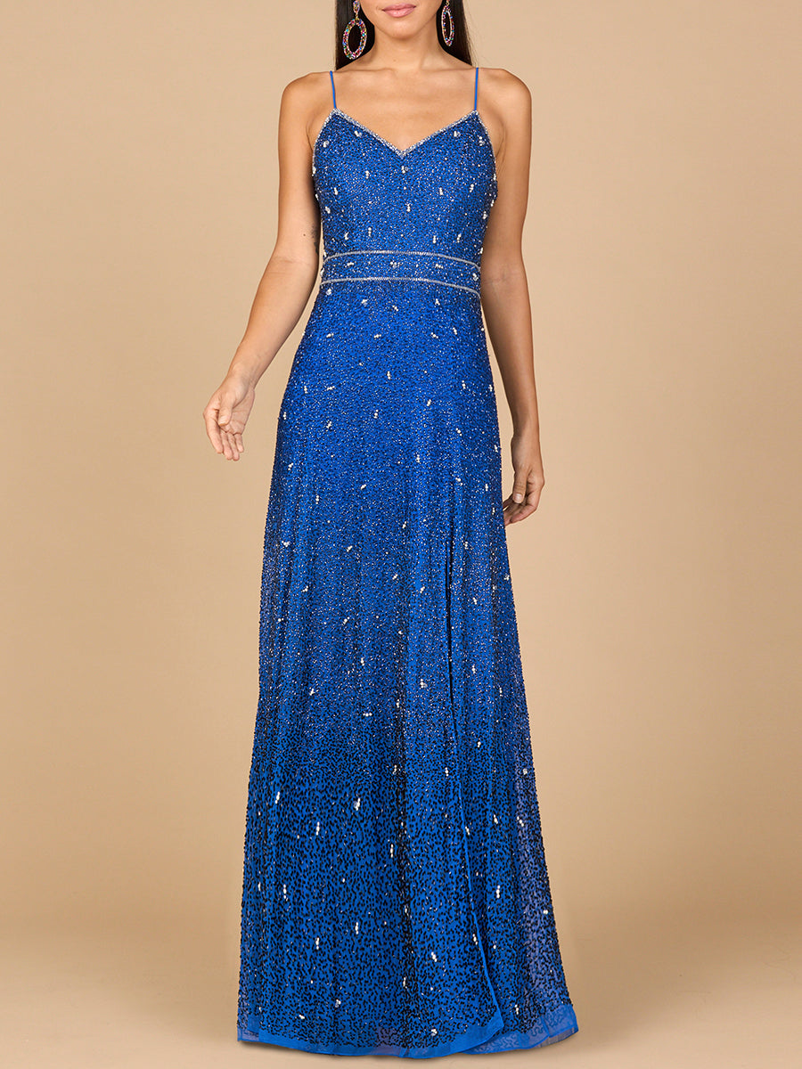 Robe perlée ombrée - OUTLET