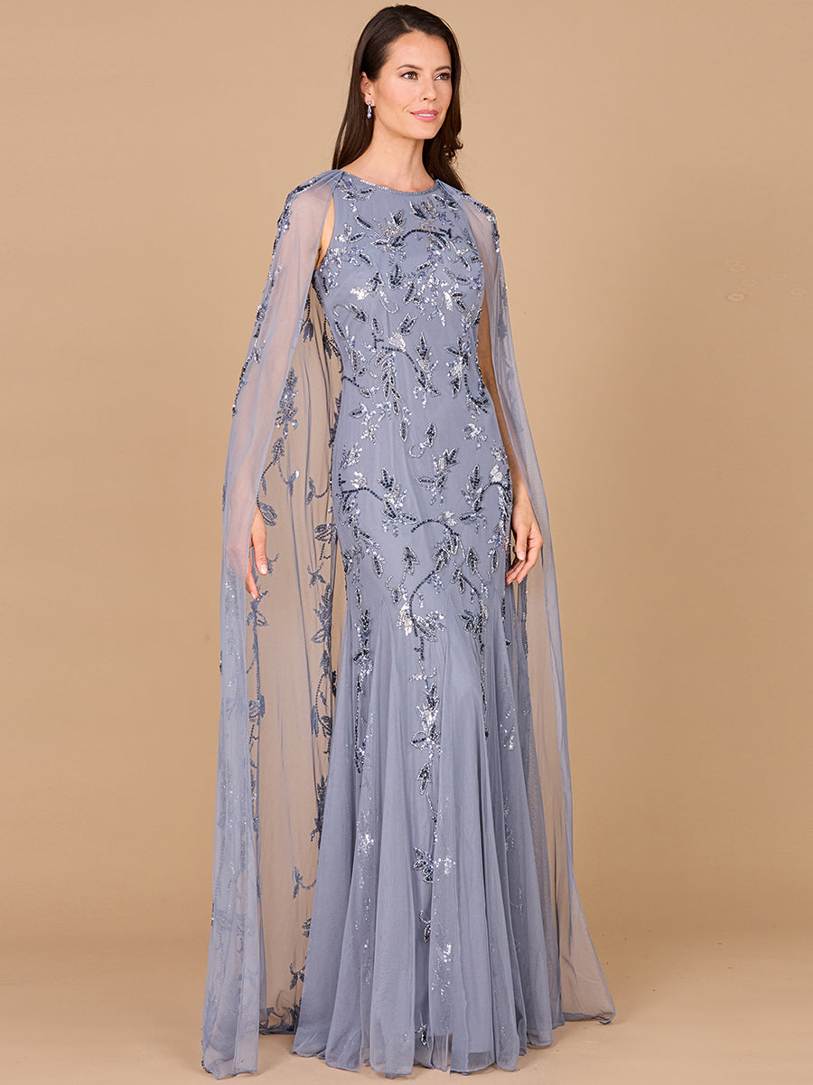 Meerjungfrau-Kleid mit Perlen und langer Schleppe - OUTLET