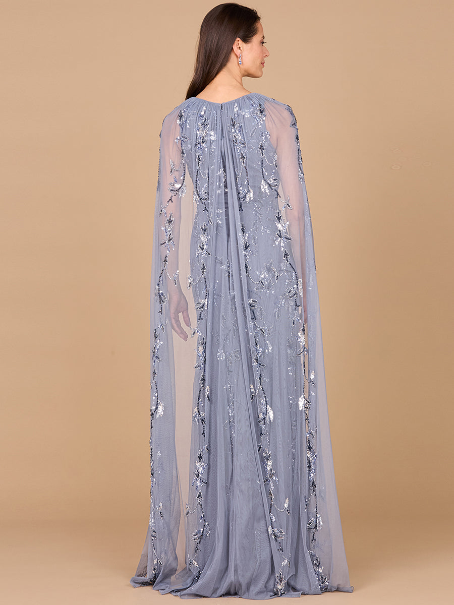 Meerjungfrau-Kleid mit Perlen und langer Schleppe - OUTLET