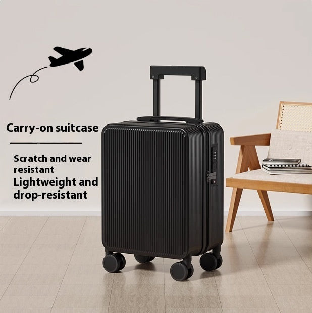Men's And Women's Trolley Case Zipper Suitcase