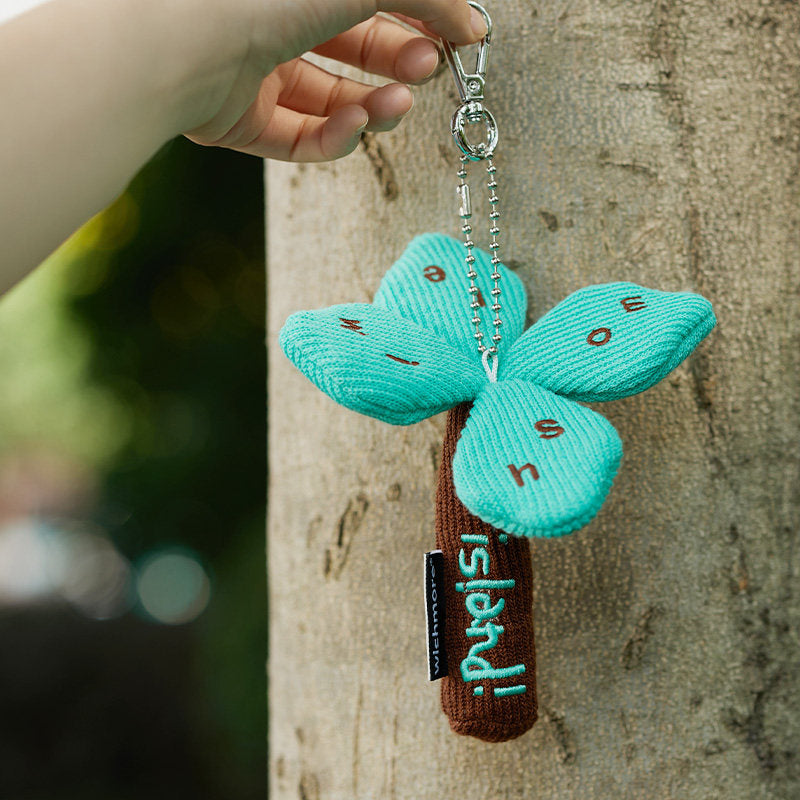 Cute Coconut Tree Pendant Key Chain Summer Bag Pendant Pendant Doll Qixi Gift