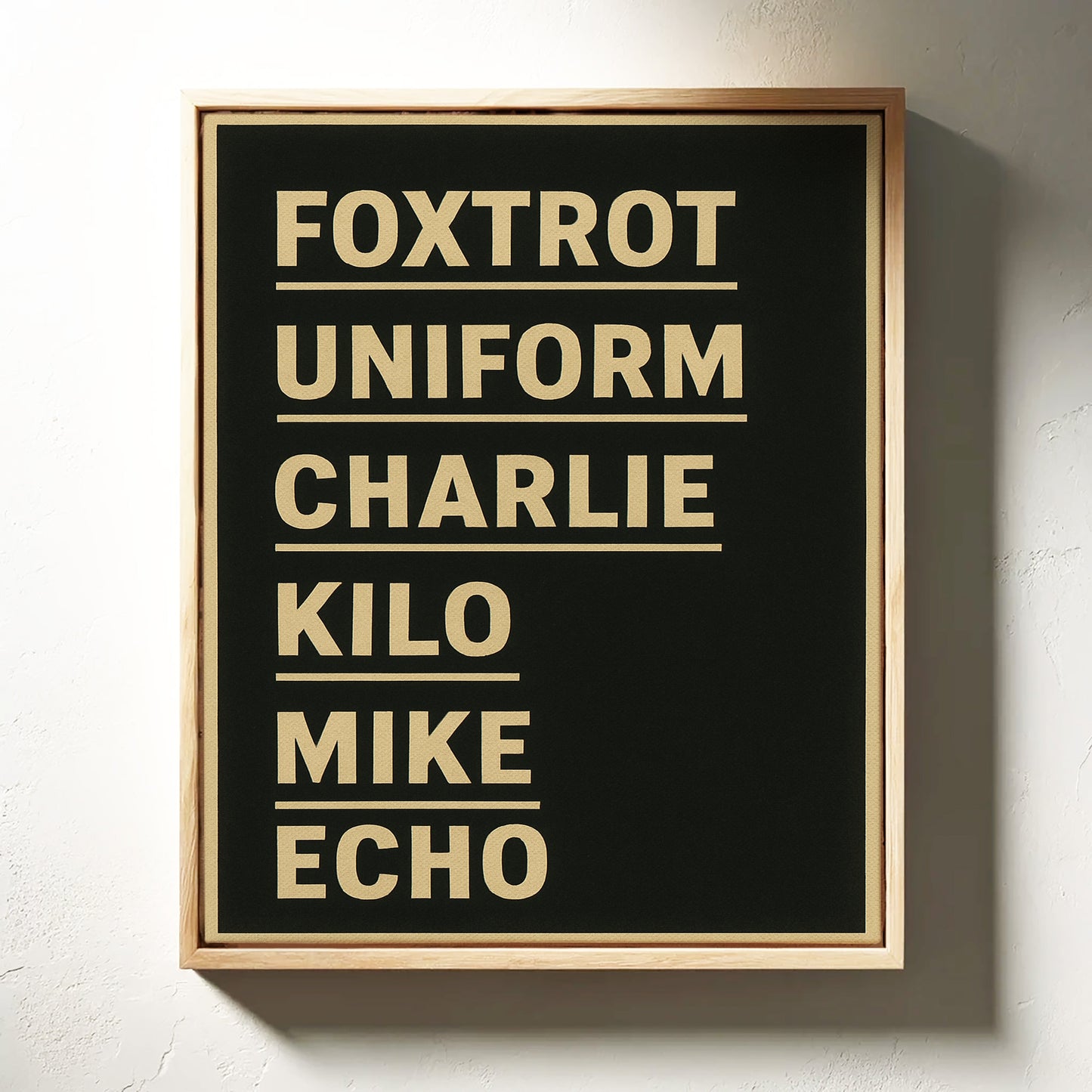 Foxtrot Uniform Charlie Kilo Imprimer