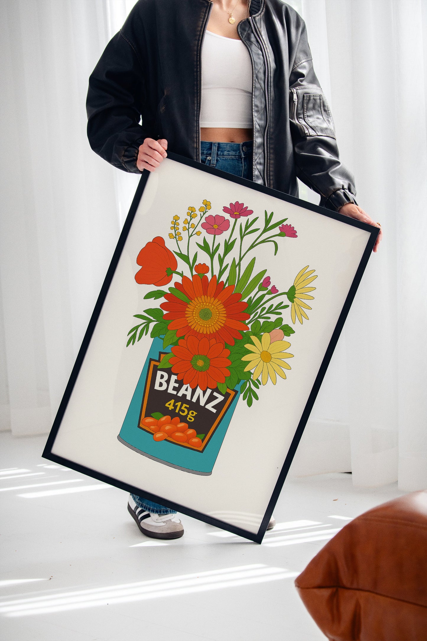 Blooms in a Beanz Tin