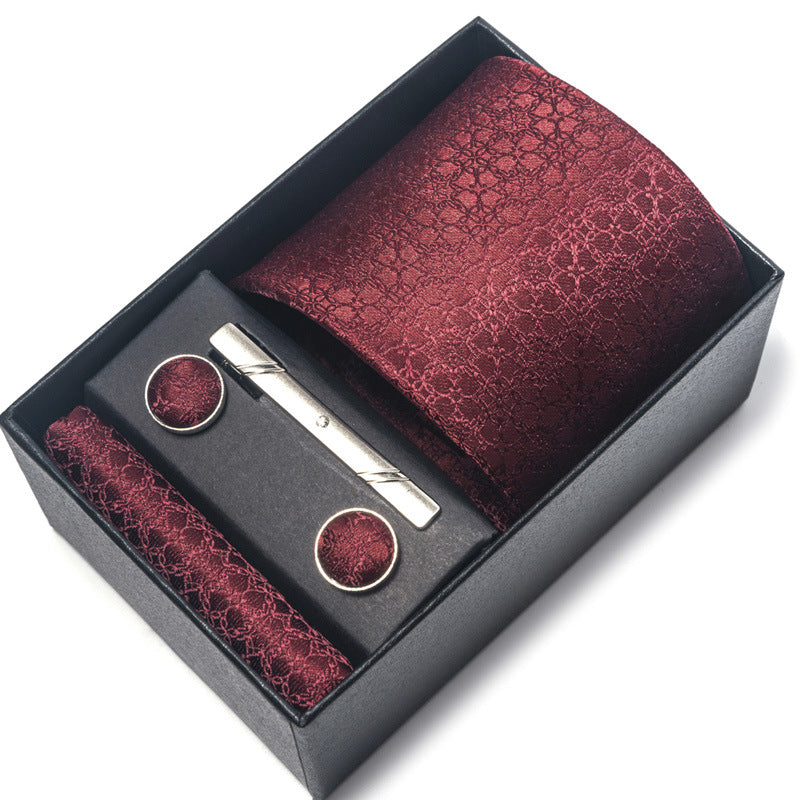 Direct-supply Mens Polyester Yarn-dyed Jacquard Formal Tie