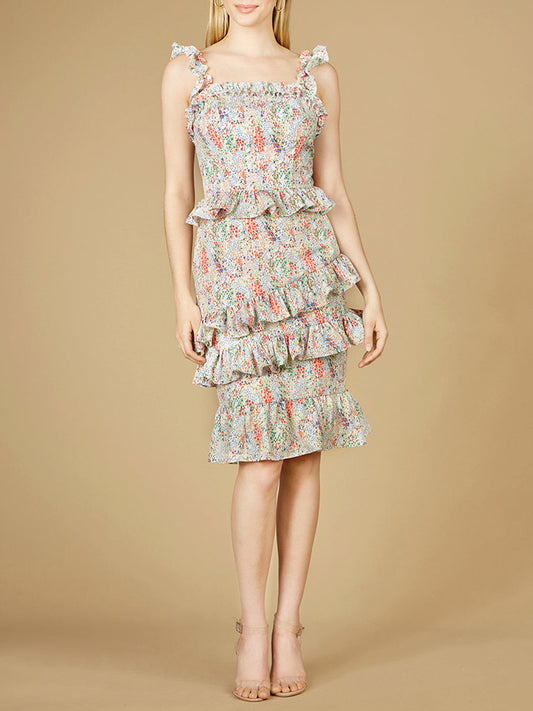Bedrucktes Midikleid - OUTLET