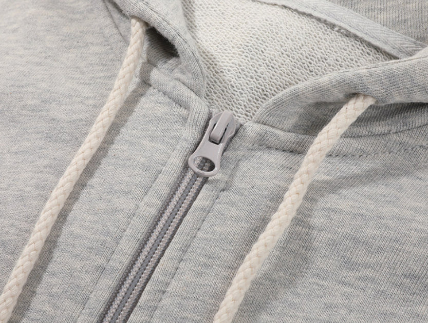 Relaxed Stylish Versatile Zip-up Cardigan Top
