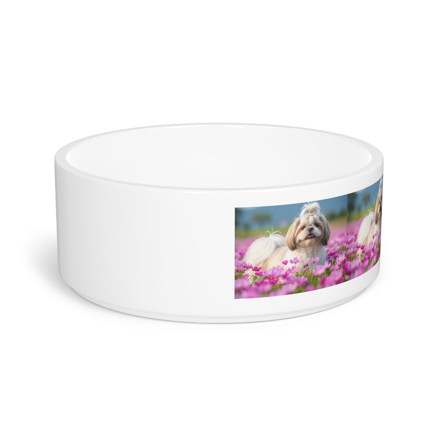 Ceramic Pet Bowl – 16 oz Dog Feeding Bowl