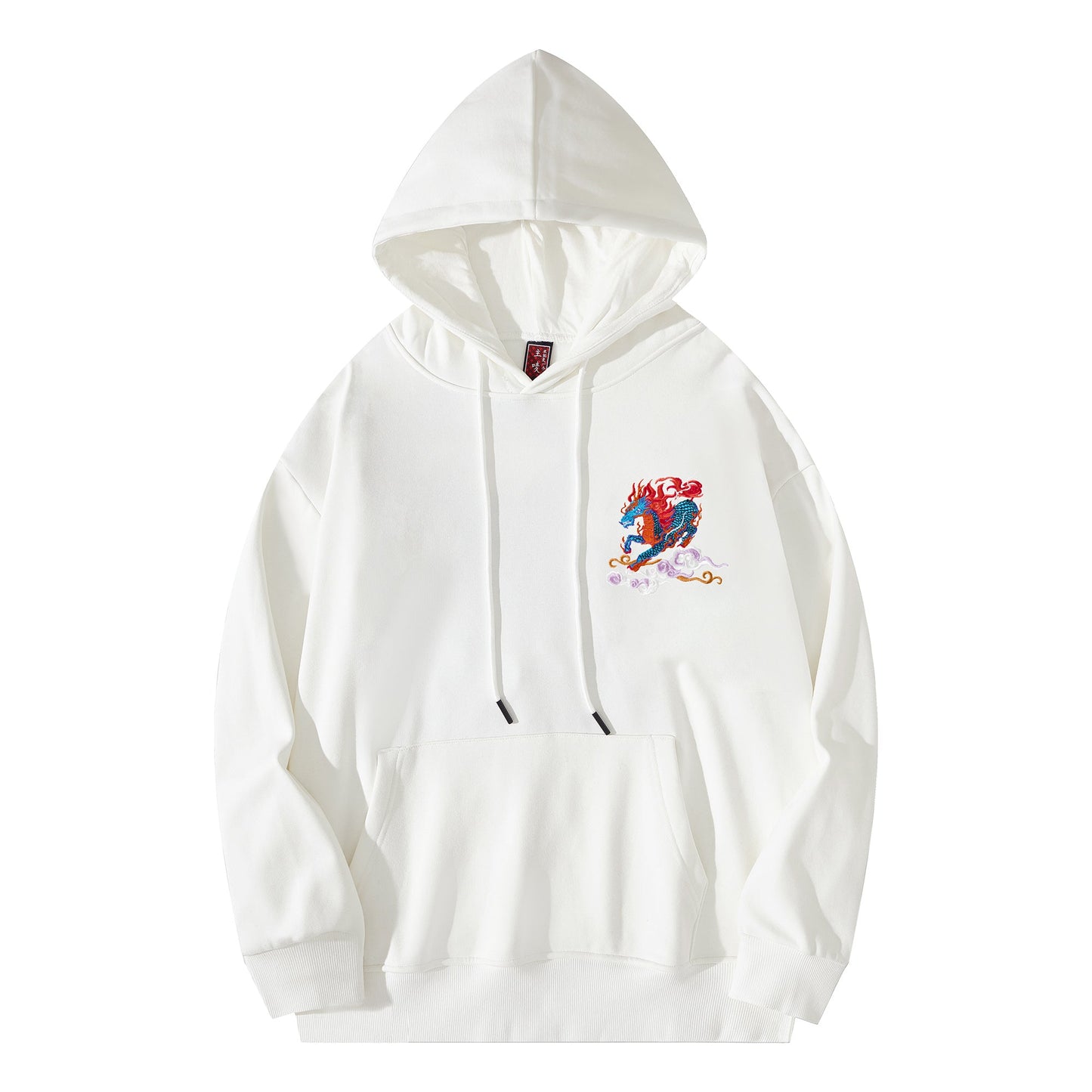 Sweat à capuche brodé Demon Horse KH9240