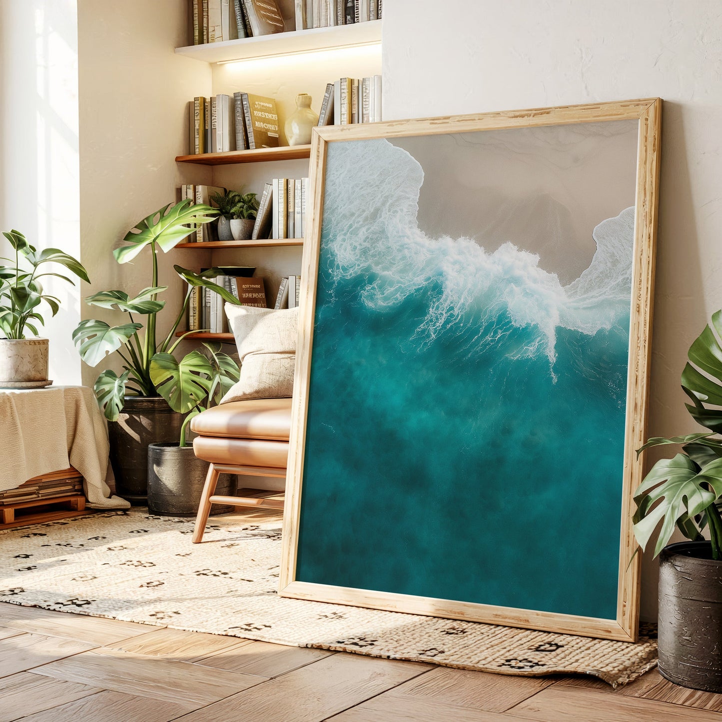Dérive Aérienne Sur la Houle Turquoise