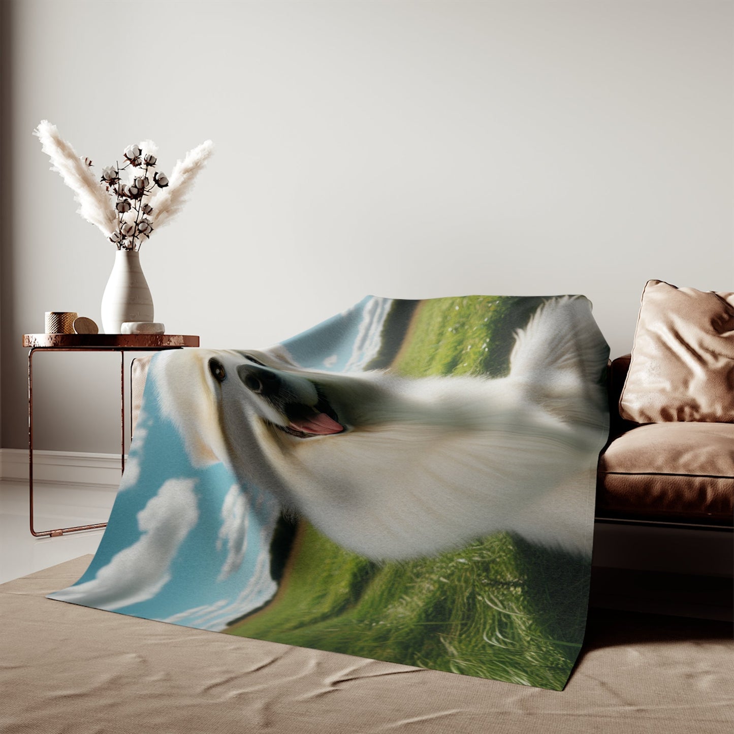 Sweatshirt Blanket – Plush Fleece Throw, 2 Size Options