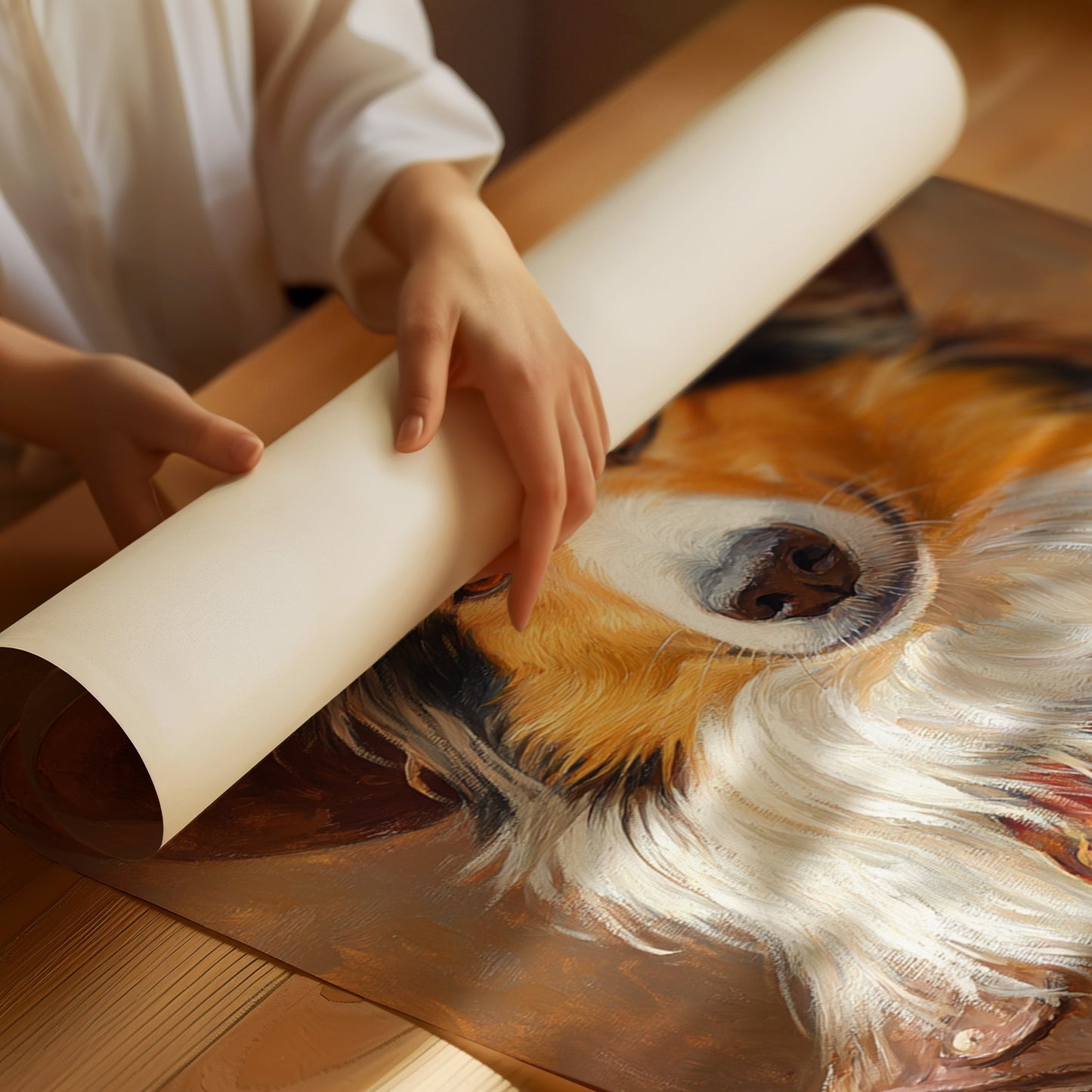 Rough Collie Sunset Wrangler
